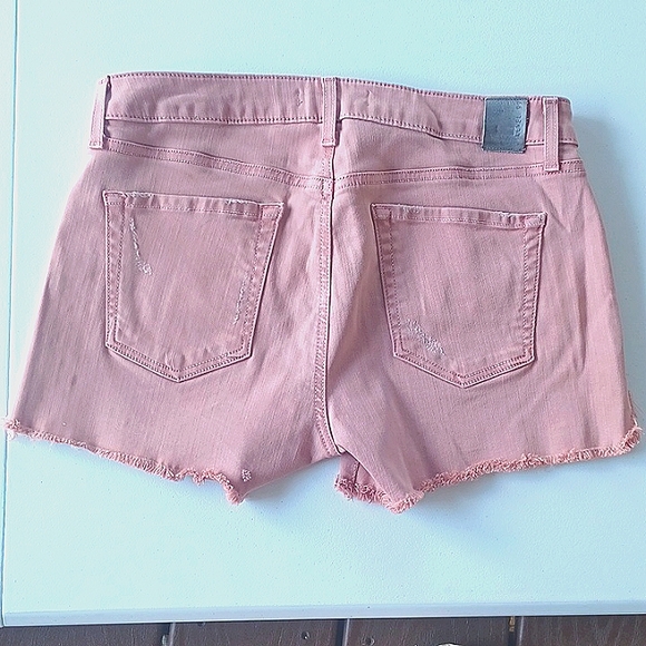 LEVEL 99 Adelynn Side Slit Distressed Denim Shorts, Size 29, Maeve - Picture 2 of 12